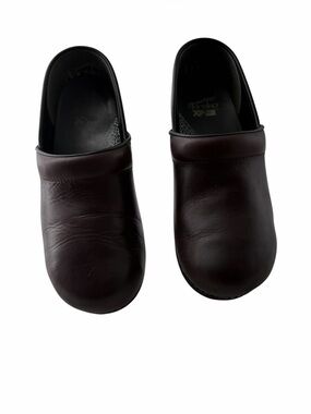 Dansko XP 2.0 Leather Clogs Lagenlook Minimalist Nurse Teacher Women’s Size 38